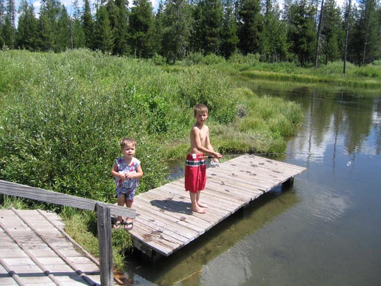 2006 family reunion in Yellowstone National Park
